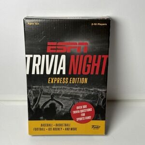 Funko Games ESPN Trivia‎ Night Express Edition/ Trivia Game For 2-10 Players